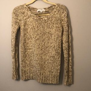 Marled look cream and tan forever 21 sweater.